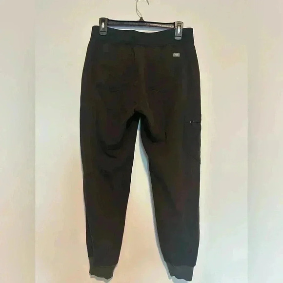 Figs Womens S Zamora Jogger Scrub Pant Cargo Pocket Brown Stretch - Picture 2 of 3
